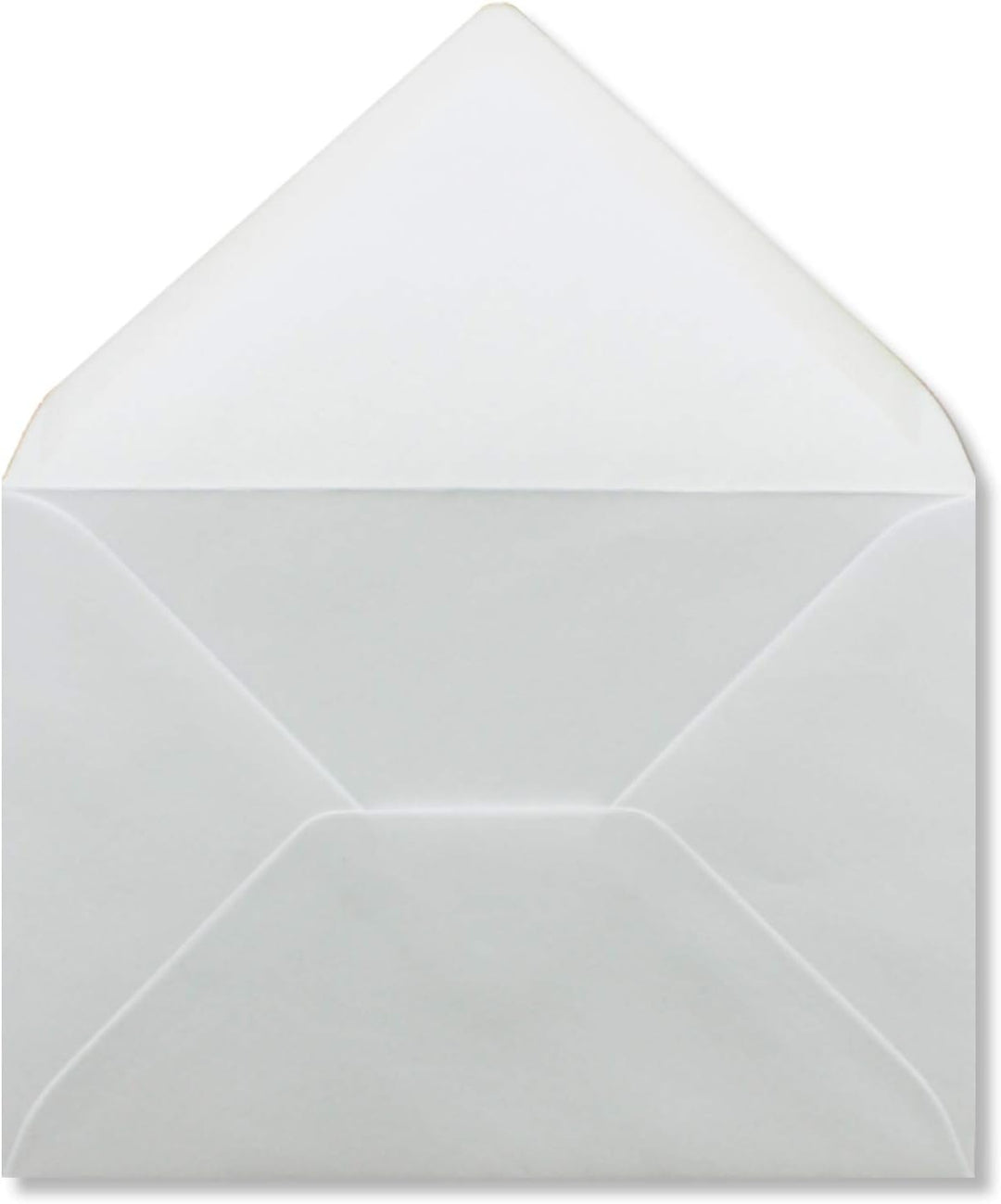 100x Briefumschläge DIN C6-11,2 x 16 cm - mit Nassklebung - Farbe: Weiss - Grammatur: 90 Gramm pro m