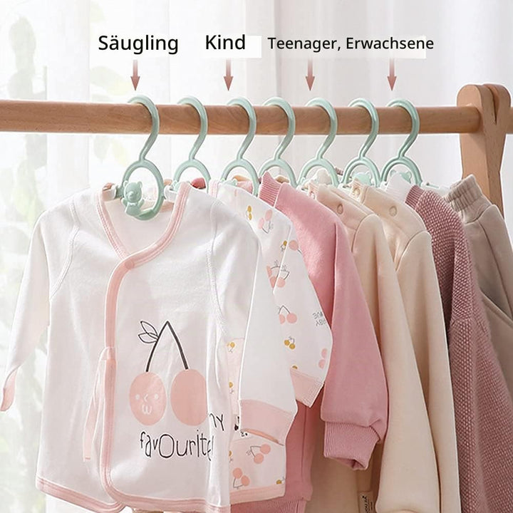 HGYZE Baby Kleiderbügel Kinder Antirutsch, 29-37cm Ausziehbare Kinderkleiderbügel, 20 Stück Kleiderb