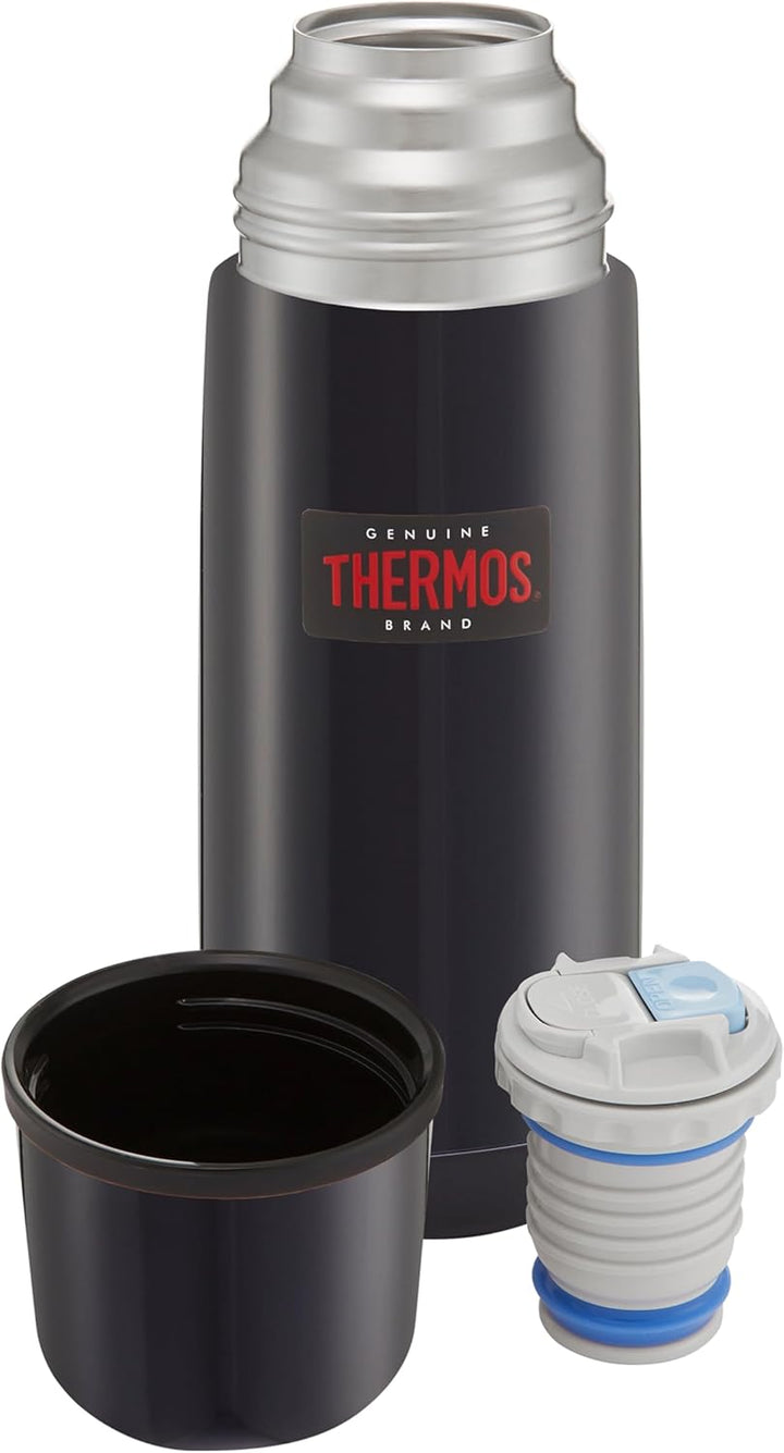 Thermos Light & Compact Flask, 350ml, Midnight Blue Blau Einzelbett, Blau Einzelbett