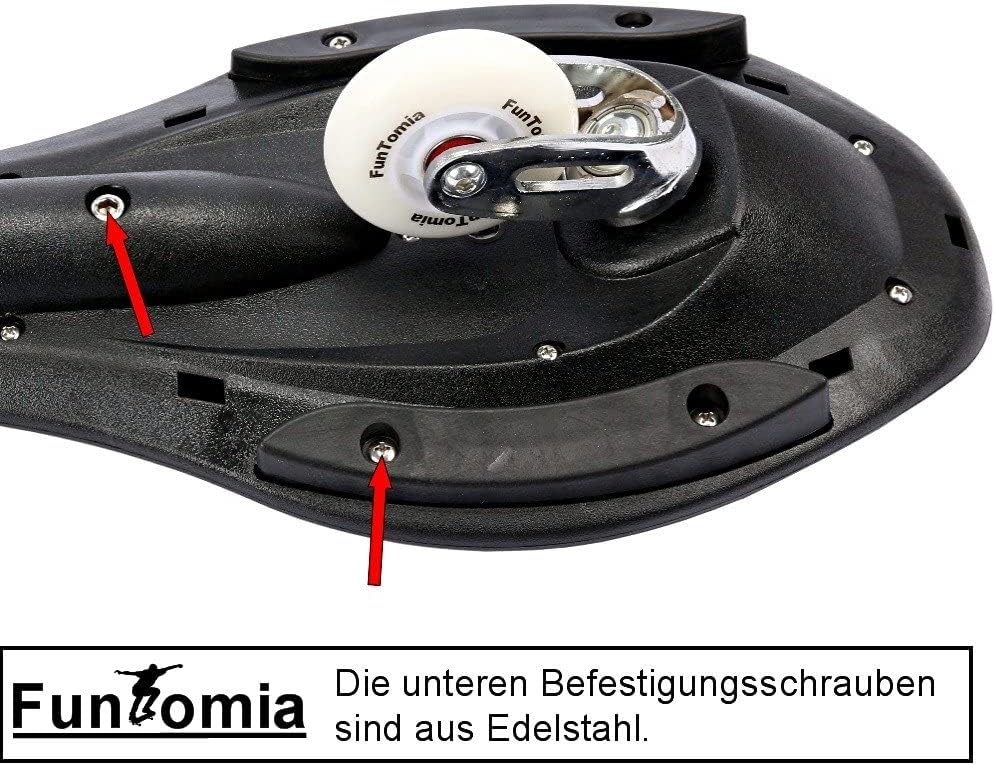 FunTomia Waveboard Original Mach1 Kugellager inkl. Tasche - Bis 120kg - (Verschiedene Farbdesigns) R