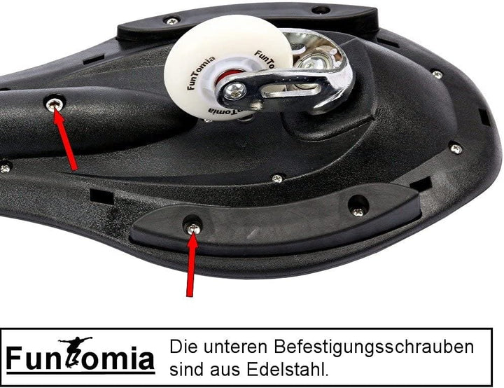 FunTomia Waveboard Original Mach1 Kugellager inkl. Tasche - Bis 120kg - (Verschiedene Farbdesigns) R