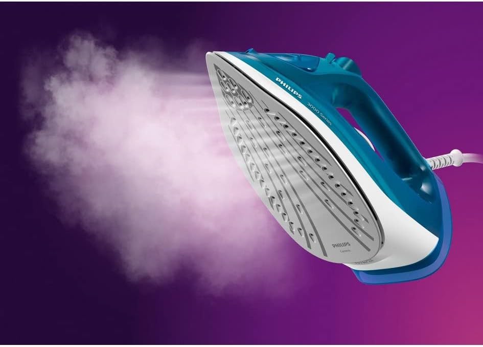PHILIPS Bügeleisen 3000 Serie DST3040/70, 2400 W, Pressen 200 g/min, Dampfleistung 40 g/min