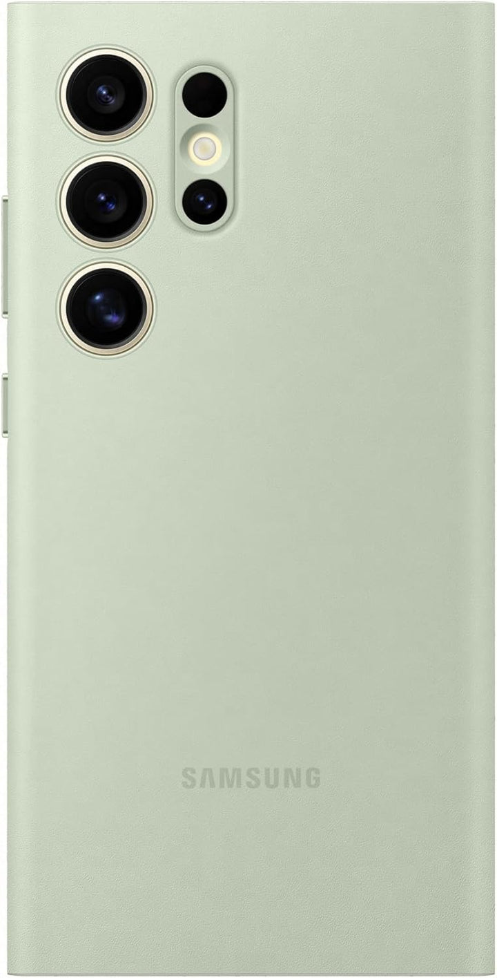 Samsung Smart View Wallet Smartphone Case EF-ZS928 für Galaxy S24 Ultra, Handy-Hülle, Kartenfach, Si