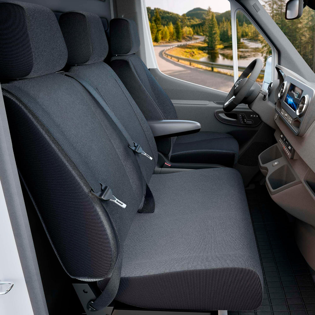 Walser Transporter Sitzbezüge Auto für Mercedes-Benz Viano/Vito, 1 Einzelsitz (Aussparung Armlehne)