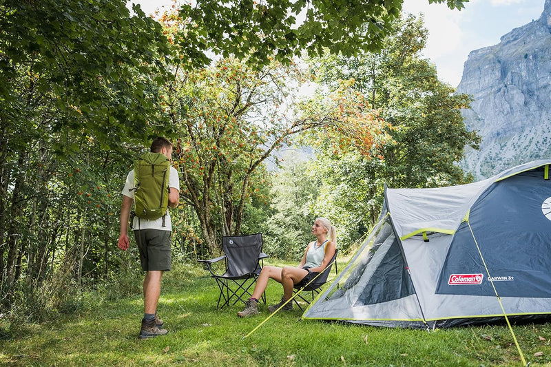 Coleman Darwin Zelt, kompaktes 2-4 Mann Kuppelzelt, leichtes 2-4 Personen Camping- und Wanderzelt, 1