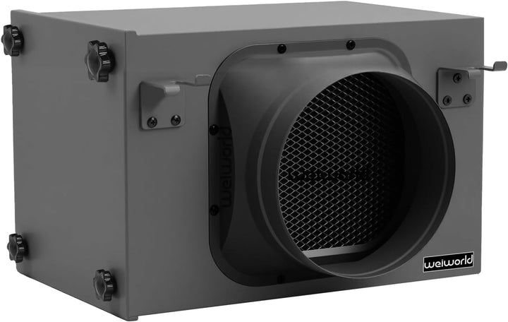 3-lagige Filter Box 150 mm, mit HEPA- und Aktivkohlefilter, passend für 150 mm Inline-Kanalventilato