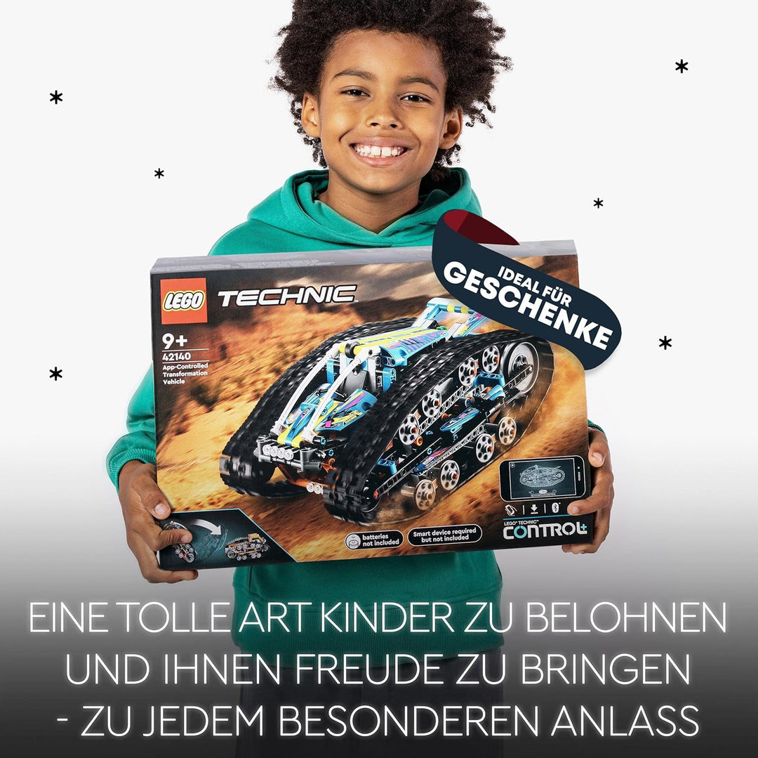 LEGO 42140 Technic App-gesteuertes Transformationsfahrzeug, ferngesteuerte Autos für Kinder, RC Offr