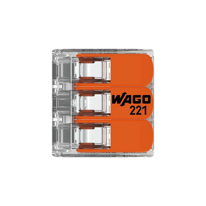 Wago Klemmen der Serie 221-413 Hebelklemmen Dosenklemmen Verbindungsklemmen Klemme Steckklemmen Pack