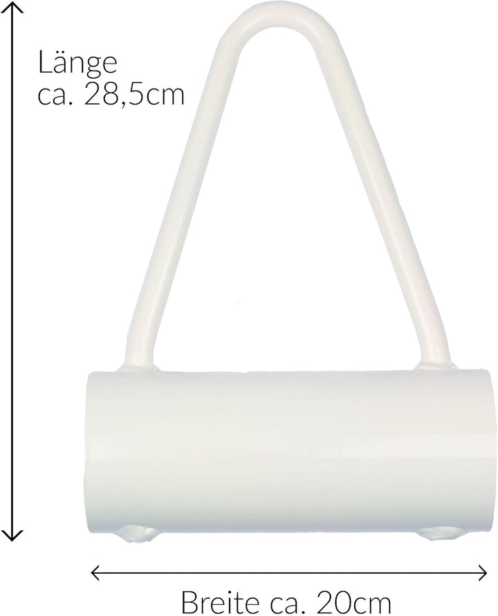 Diabolo Freizeitsport Vertikaltuch aufhängung in Weiss, bis 2000 kg Belastung, Halterung für Aerial