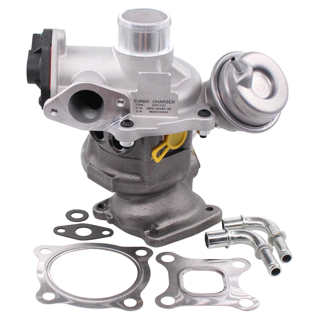Turbolader Abgasturbolader Turbo Lader Aufladung mit Dichtungen für Fiesta MK7 Fiesta MK6 Focus MK3