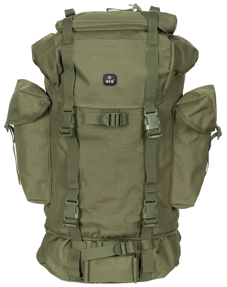 MFH BW Kampfrucksack, 65 l, Alu-Aussteifung L Oliv, L Oliv