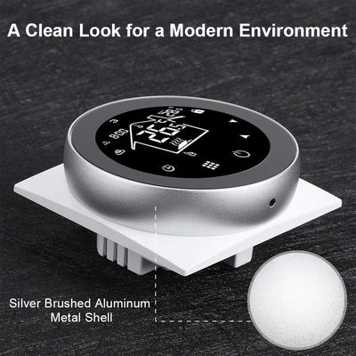 KETOTEK Thermostat Fussbodenheizung Wasser WiFi 3A Unterputz, Programmierbar Raumthermostat Fussbode