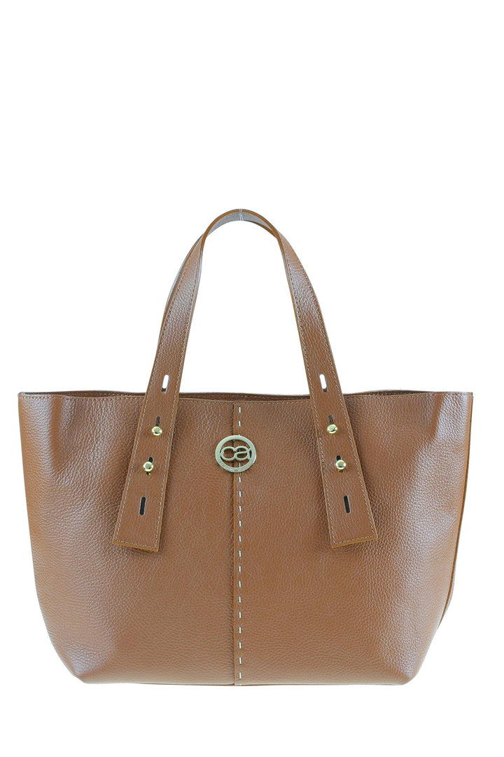 collezione alessandro Handtasche Tinka aus softem Leder mit verstellbarem Riemen 44cm x 29cm x 12cm