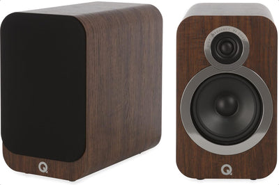 Q Acoustics Q3020i Bücherregal, Braun, 1 Paar walnuss, walnuss