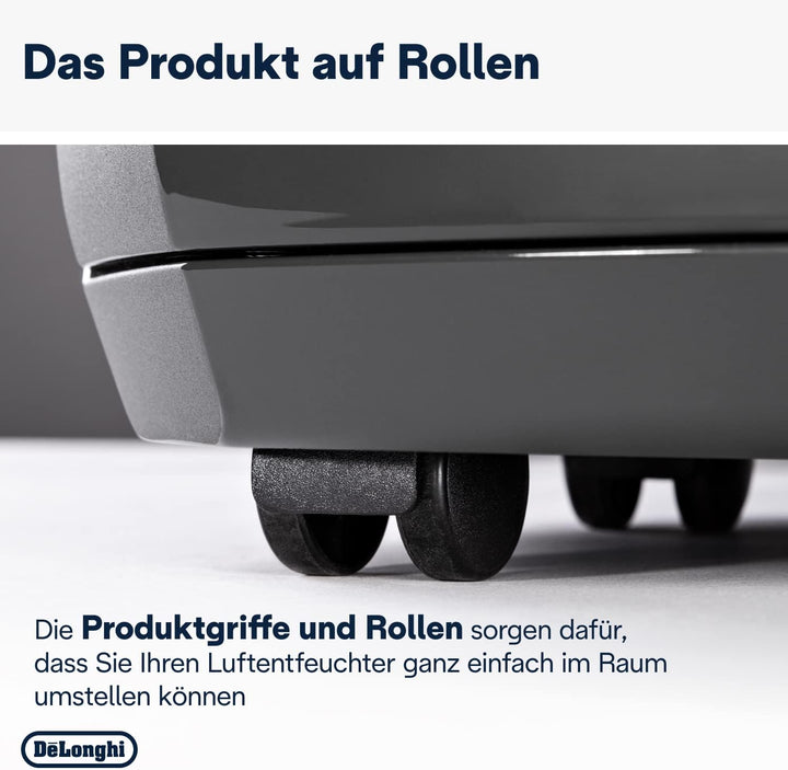 De'Longhi Luftentfeuchter Tasciugo AriaDry Pure DDSX220WFA - elektrischer Entfeuchter und Luftreinig