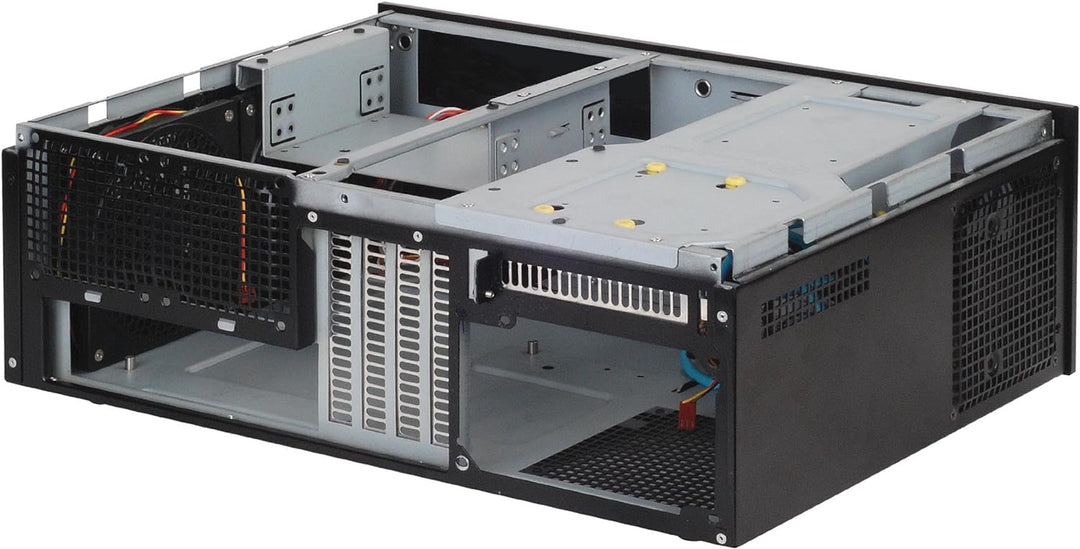 SilverStone SST-GD04B USB 3.0 - Grandia HTPC Micro ATX Desktop Gehäuse mit hochleistungsfähigem und