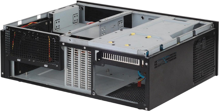 SilverStone SST-GD04B USB 3.0 - Grandia HTPC Micro ATX Desktop Gehäuse mit hochleistungsfähigem und