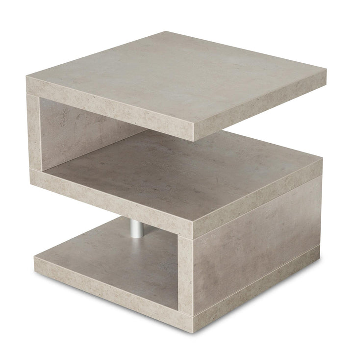 levandeo Couchtisch Sigi Betonoptik B x H x T: 44x44x44cm Grau Holz Beistelltisch Keine Montage fest