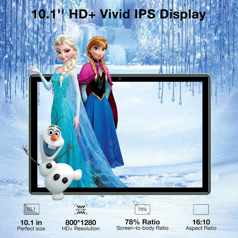 DOOGEE U10 2025 Neueste Tablet 10 Zoll Android 14 Tablet 128GB ROM (1TB TF) 9GB RAM, WIFI6, Widevine