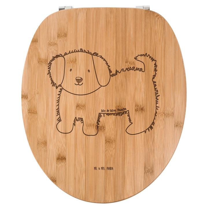 Mr. &amp; Mrs. Panda WC Sitz Hund flauschig - Geschenk, Hunderasse, Klobrille, niedlich, Sprüche, Vierbe