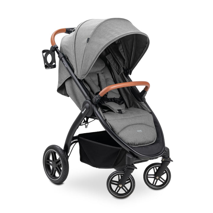hauck Uptown, Melange Grey - Kinderbuggy mit Liegeposition ab Geburt, Breiter Sitz bis 22 kg, Geträn