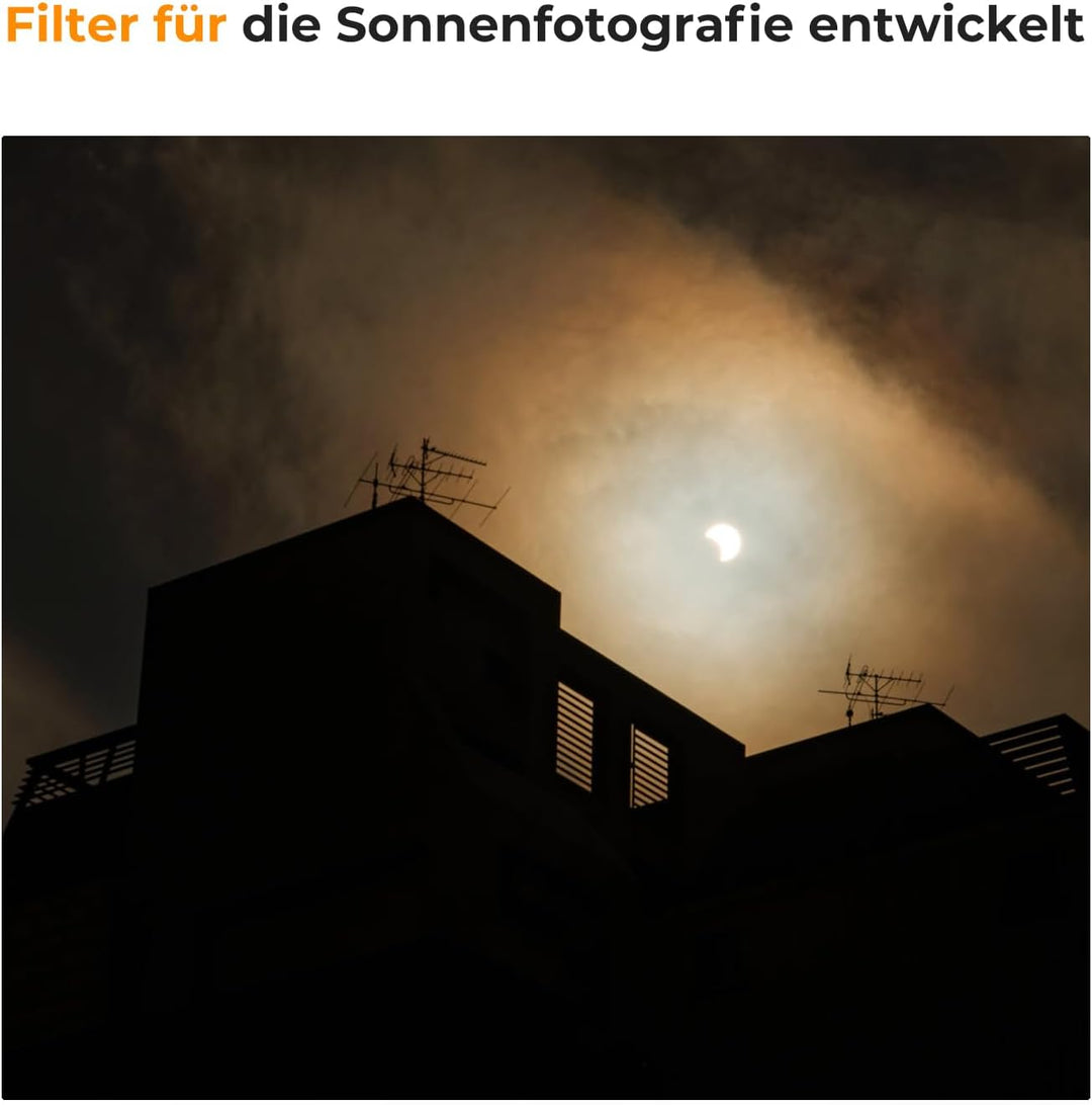 K&F Concept Nano-X Serie 82mm ND1000000 Filter Fester ND Filter Graufilter für Himmelsereignisfotogr