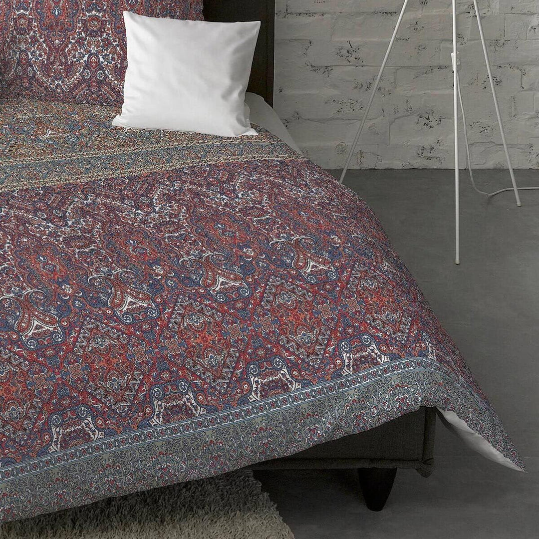 fleuresse Feinbiber Bettwäsche Aspen Deinze Marsala 1 Bettbezug 155 x 220 cm + 1 Kissenbezug 80 x 80