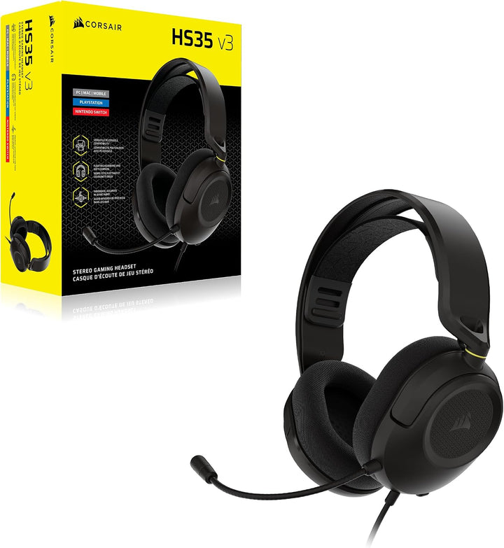 Corsair Headset HS35 v3 Headset Carbon - WW