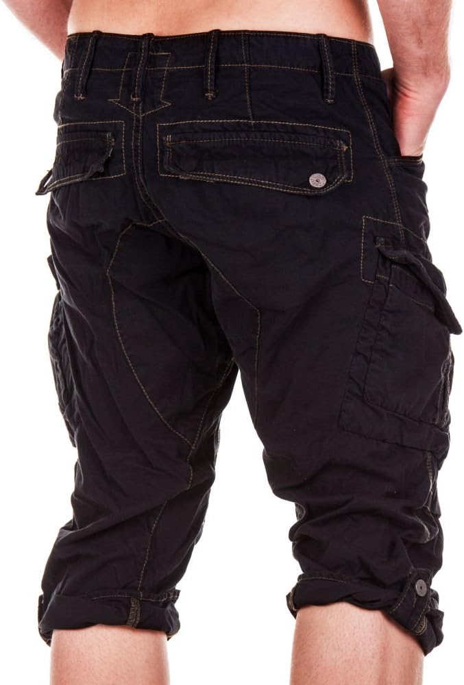 Jet Lag Herren Cargo Shorts Rio de Janeiro SDU Black W40