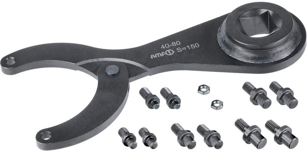 AMF 517920 Gelenk-Stirnlochschlsatz, 18-40 mm