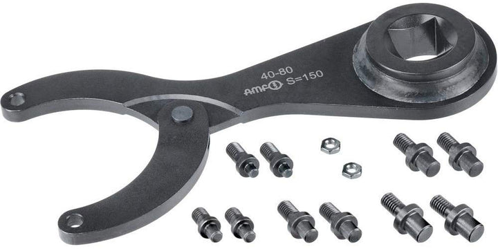 AMF 517920 Gelenk-Stirnlochschlsatz, 18-40 mm