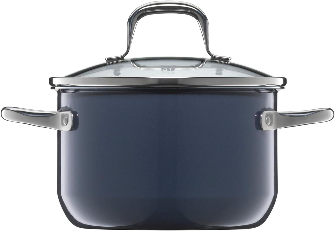 WMF Fusiontec Essential Kochtopf klein 16 cm Glasdeckel, Fleischtopf Induktion, 2,0l, kleiner Topf K