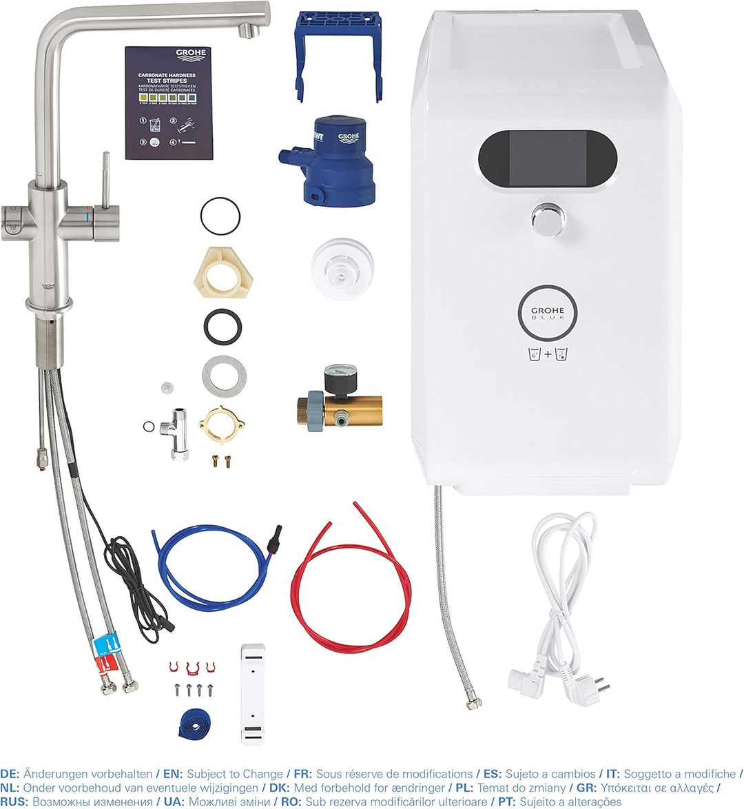 GROHE Blue Professional | L-Auslauf Kit | mit Bluetooth und WiFi, supersteel | 31347DC3 Supersteel L