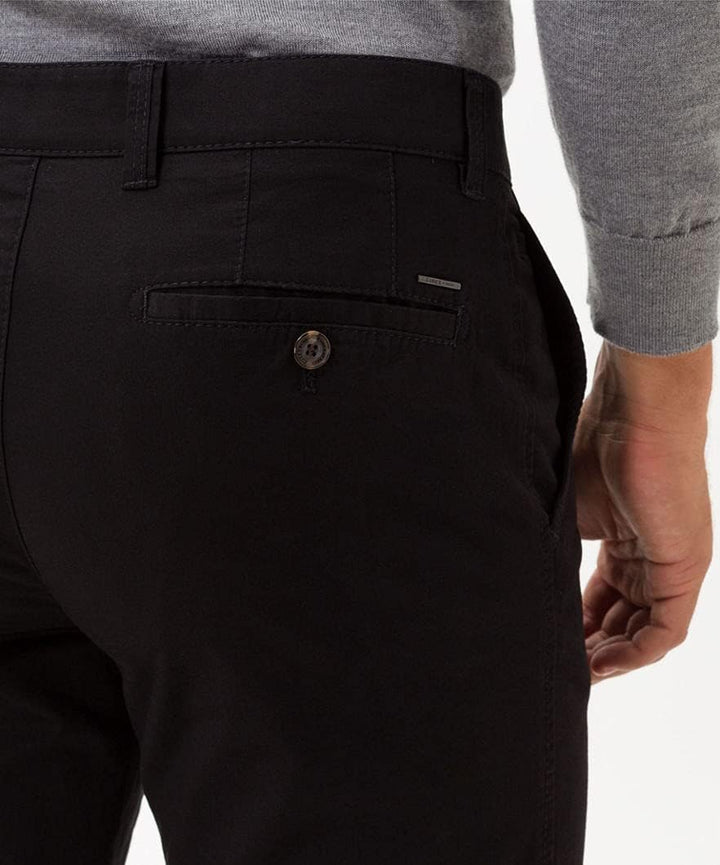 EUREX Herren Hose Jim Luxury Cotton Chino 33W / 30L Perma Black, 33W / 30L Perma Black