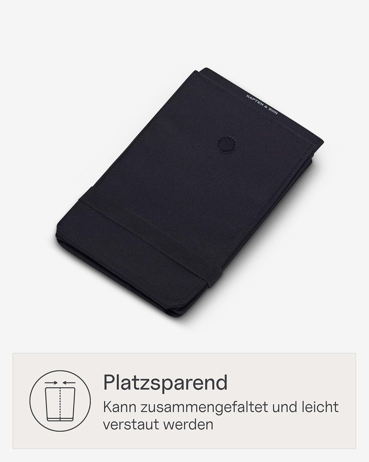 Kapten &amp; Son Vaasa Organizing Inlay Schwarz | 9L Taschenorganizer aus recyceltem PET für Shopping Ba