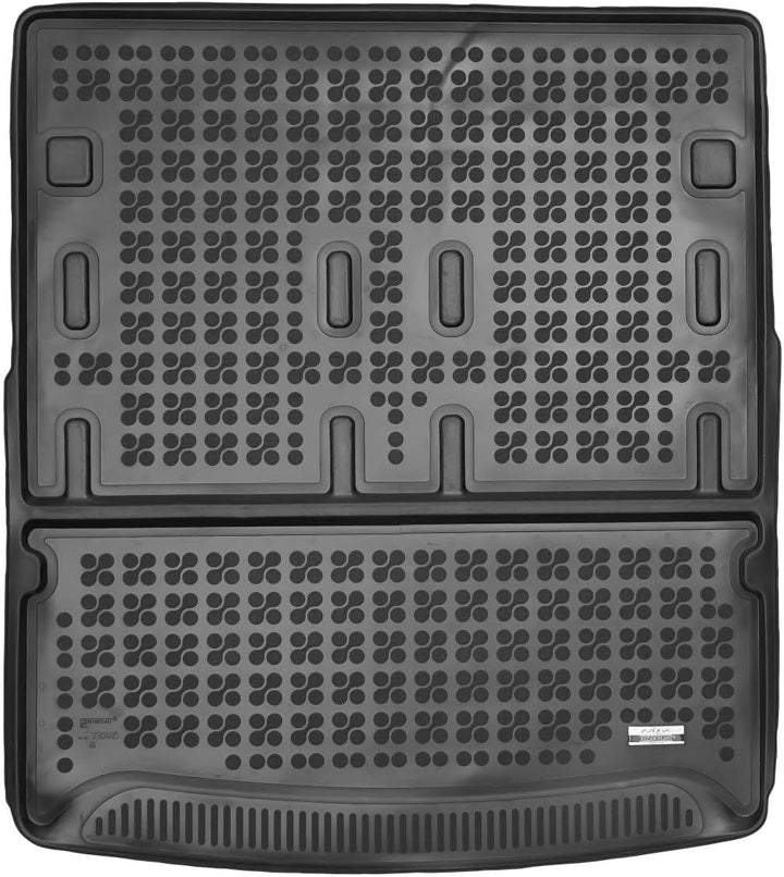 AZUGA Gummi Kofferraumwanne Premium Antirutsch passend für VW Caddy Maxi ab 11/2020/Ford Grand Tourn