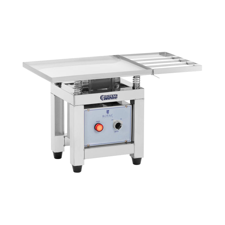 Royal Catering RC-CMM02 Schokoladen-Rütteltisch Edelstahl 30 W Vibrationstisch Pralinenrüttler