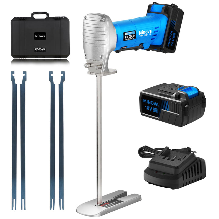 MINOVA Schaumgummisäge Schaumstoffsäge 30 cm Gleichstrome (DC) Kit, Schneiden aller Dichten von Scha