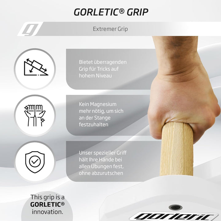LowFit PRO Gorletic Calisthenics Parallettes - Gymnastik Parallettes, einfacher Transport, Athleten