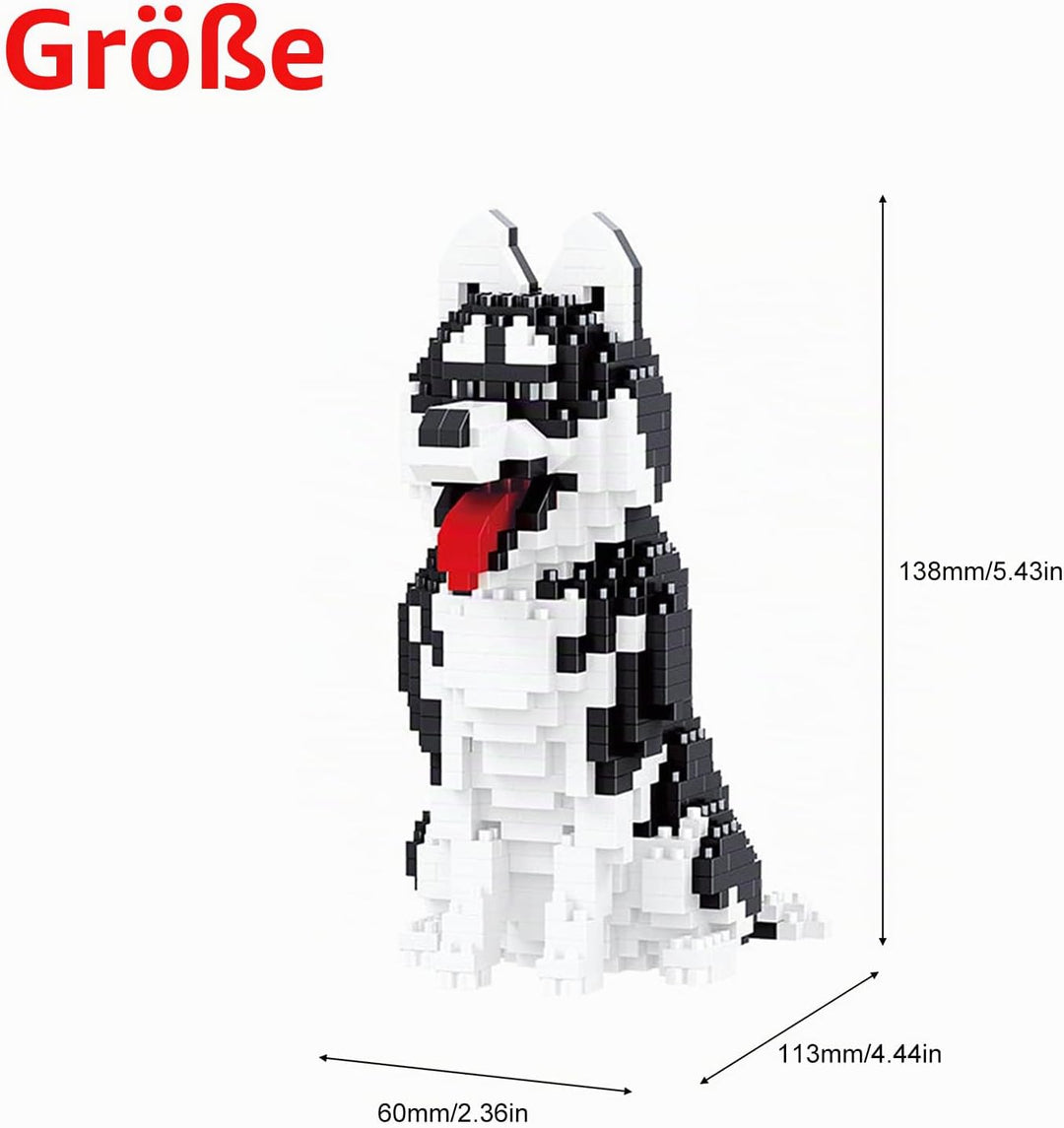 Larcele 753 Stücke Mikro Bausteine Spielzeug Kit, Mini Tier Bricks Bauen Bauklötze Satz KLJM-05(Sibi