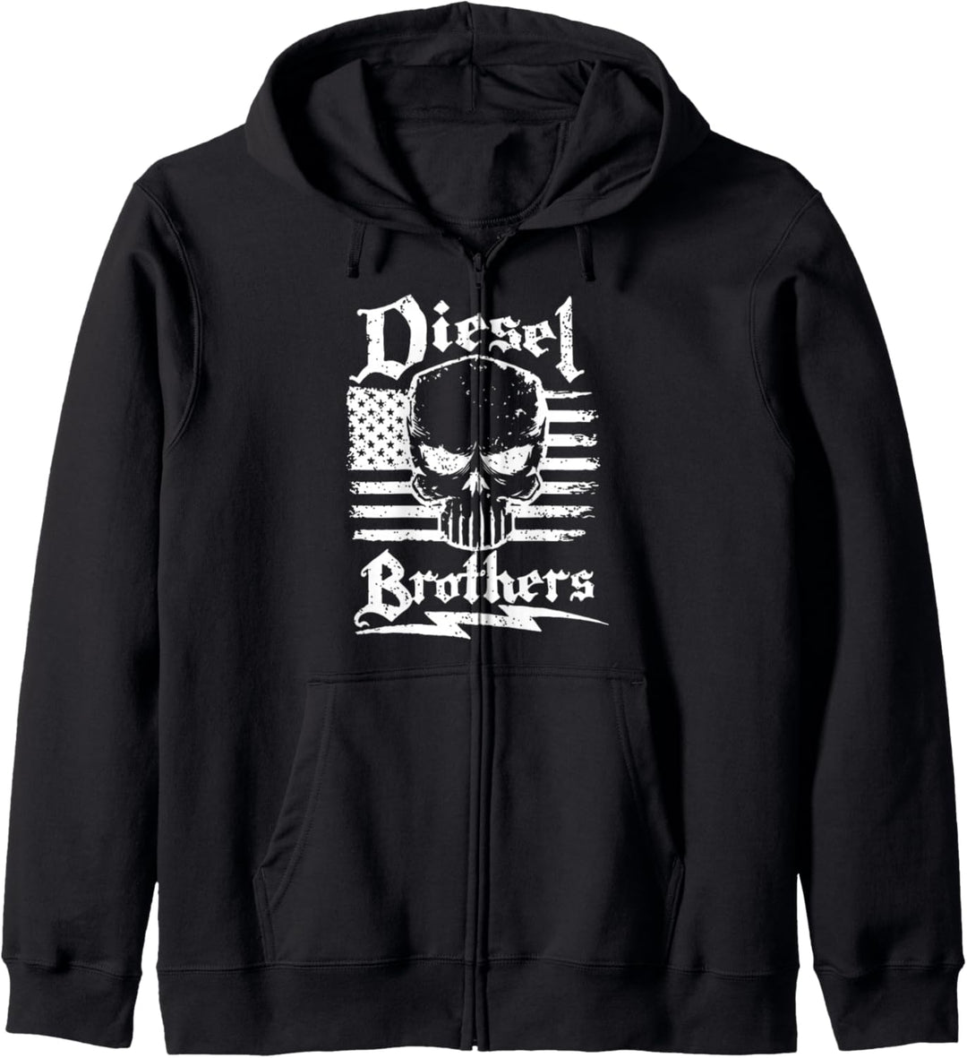 Diesel Brothers Amercian Flag T-Shirt Kapuzenjacke