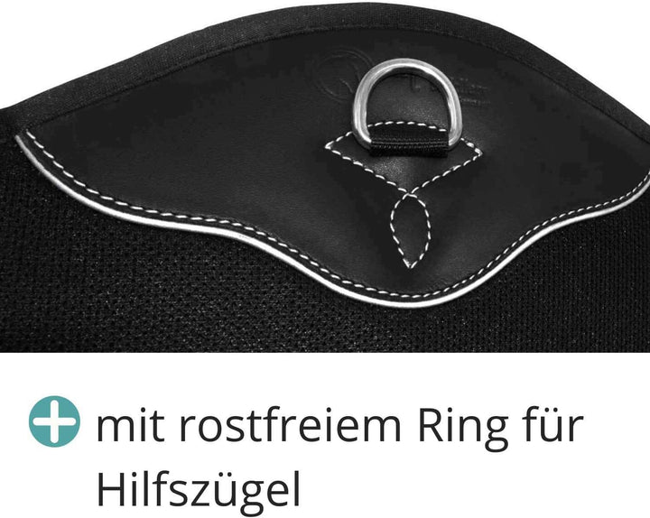DT Saddlery Kurzgurt Butterfly Länge 90 cm, schwarz Dressurgurt Rainer Gurt 5-10 cm LÄNGER BESTELLEN