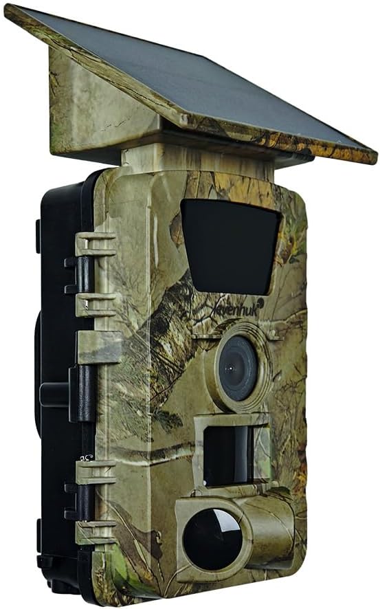 Levenhuk Trap WF30 Wildkamera – 60MP 5K Tierkamera mit Nachtsicht, PIR Bewegungsmelder, IR/Farbmodus