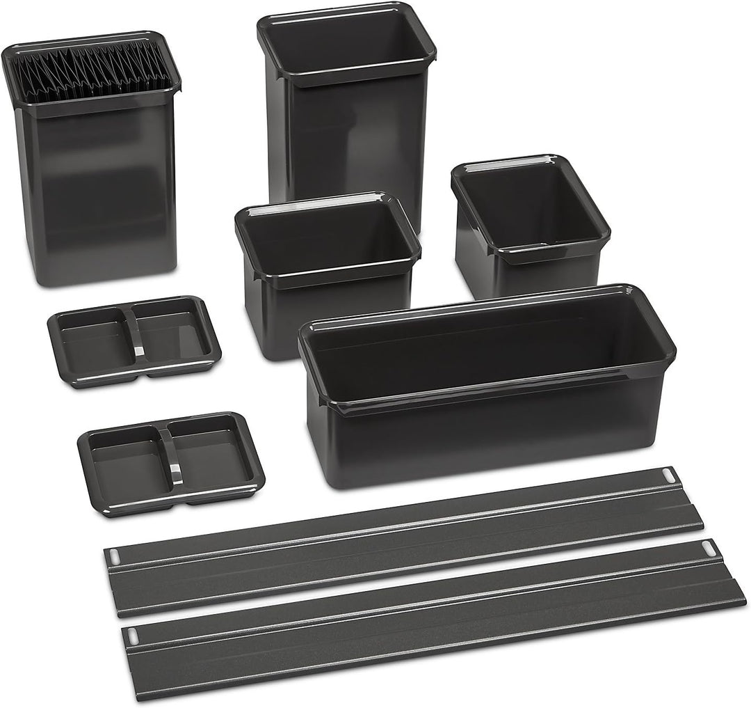 YouboXx-Set 1 Ordnungssystem anthrazit für Apothekerauszug DISPENSA, DISPENSA Swing, DISPENSA junior