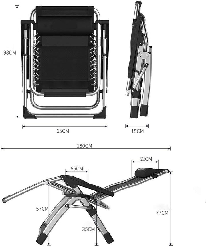 DQCHAIR Terrassenstühle Liegestühle Schwerelosigkeit Chaise Lounges Garten Schaukelstuhl Für Strand