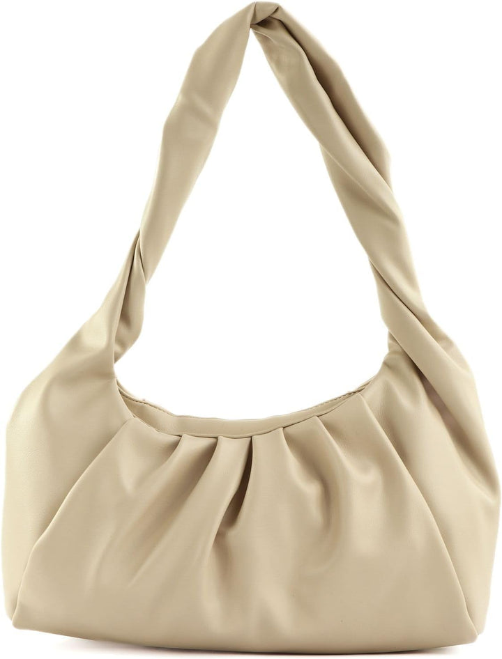 VALENTINO Lake Re Hobo Bag Cream White