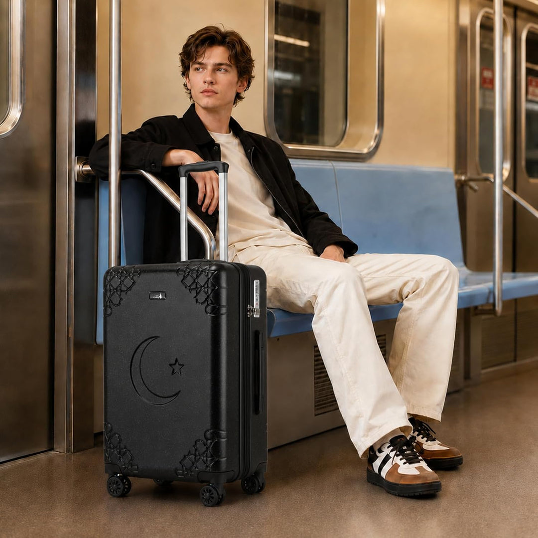 Sea choice Kofferset 3 Telig Hartschalen Erweiterbar Reisekoffer mit 4 Rollen Leicht Trolley Rollkof