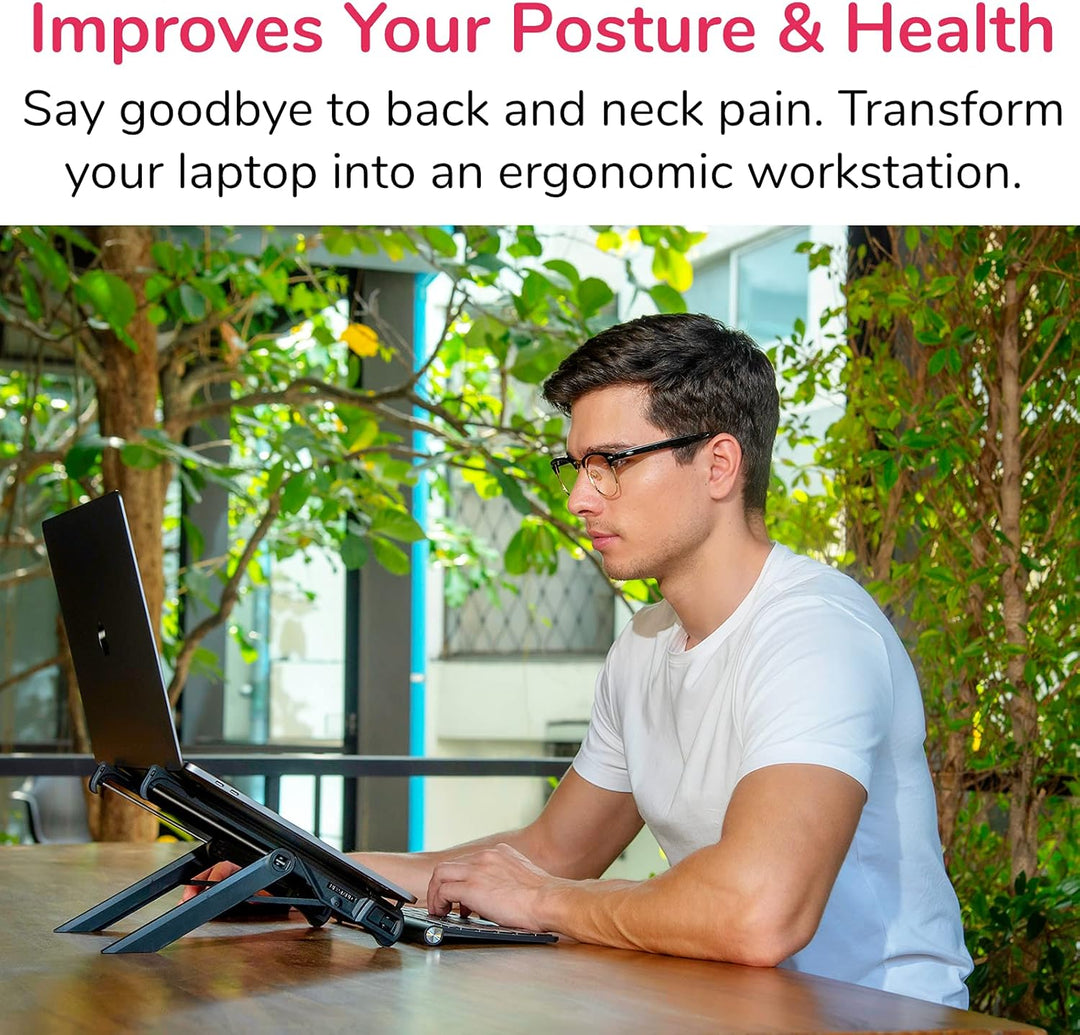 NEXSTAND K7 Lite 2019 Laptop-Ständer, klappbar, ergonomisches Design, für Laptops (10-18.4 Zoll) und