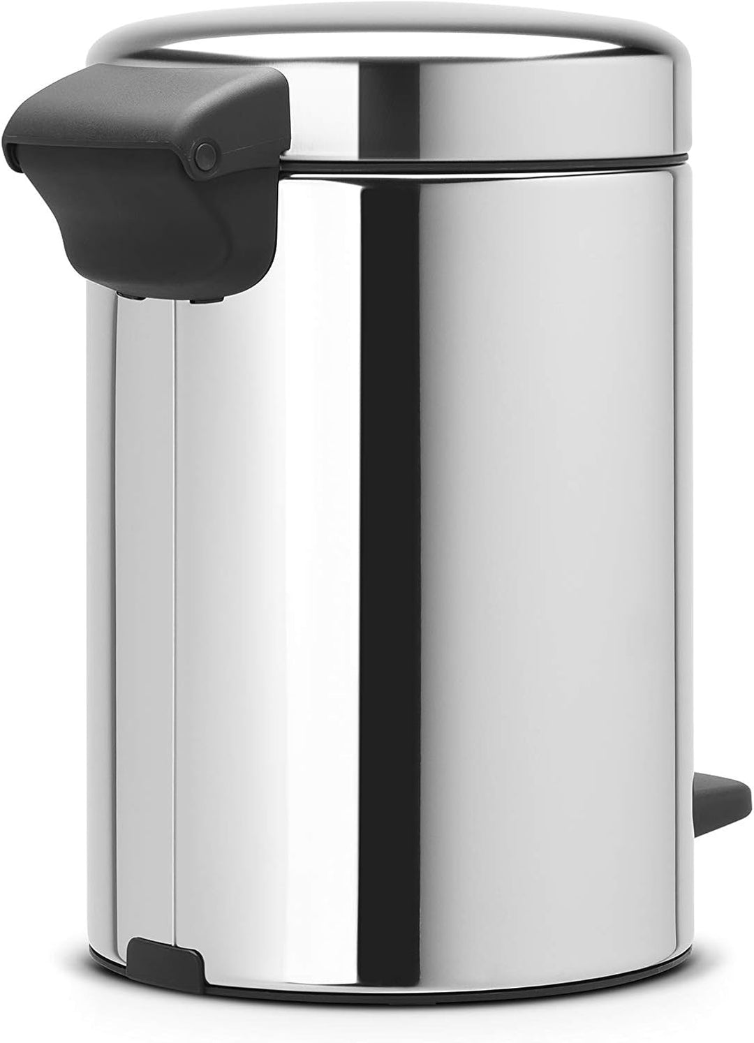Brabantia 113147 GG172 Treteimer mit Inneneimer aus Kunststoff, stahl, Brilliant Steel, 3,Liter 3 Li