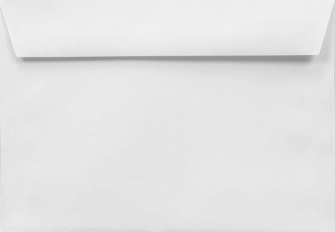 Netuno 500 Weiss Briefumschläge DIN C5 16,2 x 22,9 cm ohne Fenster gerade Klappe haftklebend 120g Am